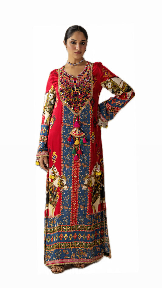 GULNAAR - Kaftan with headband