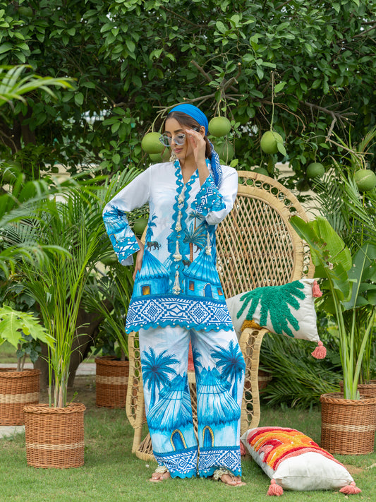 HAVEN – Kurta Set with Scarf