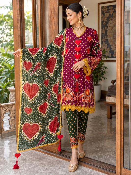 DILKASH - Stitched Kurta set