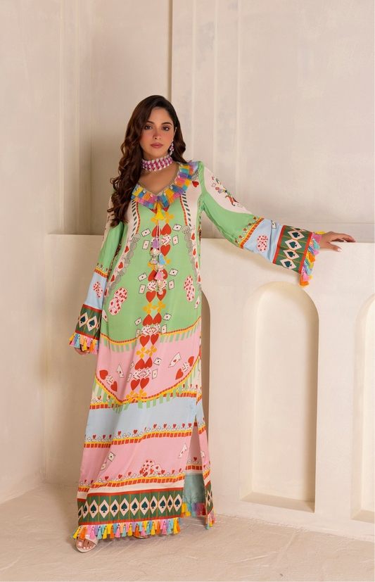 DICEY - Kaftan with headband
