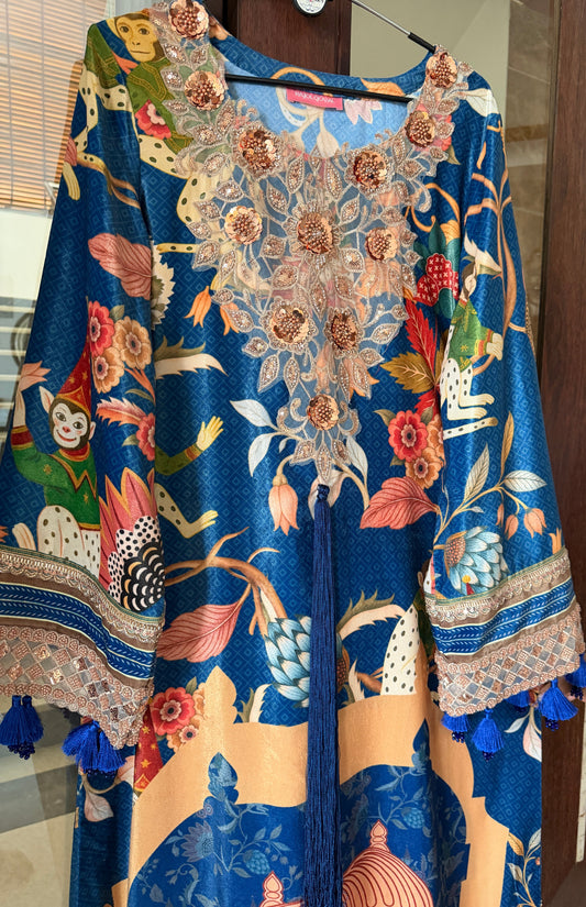 EVERWILD - Velvet kaftan with headband