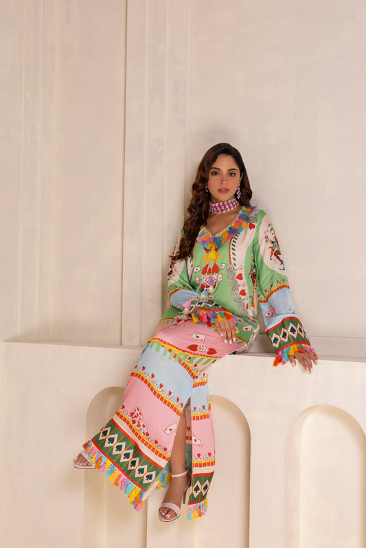 DICEY - Kaftan with headband